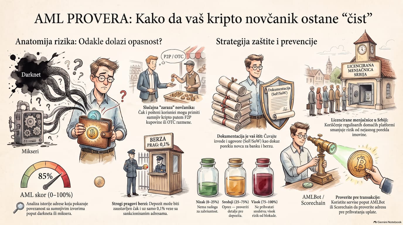 Šta je AML provera kriptovaluta