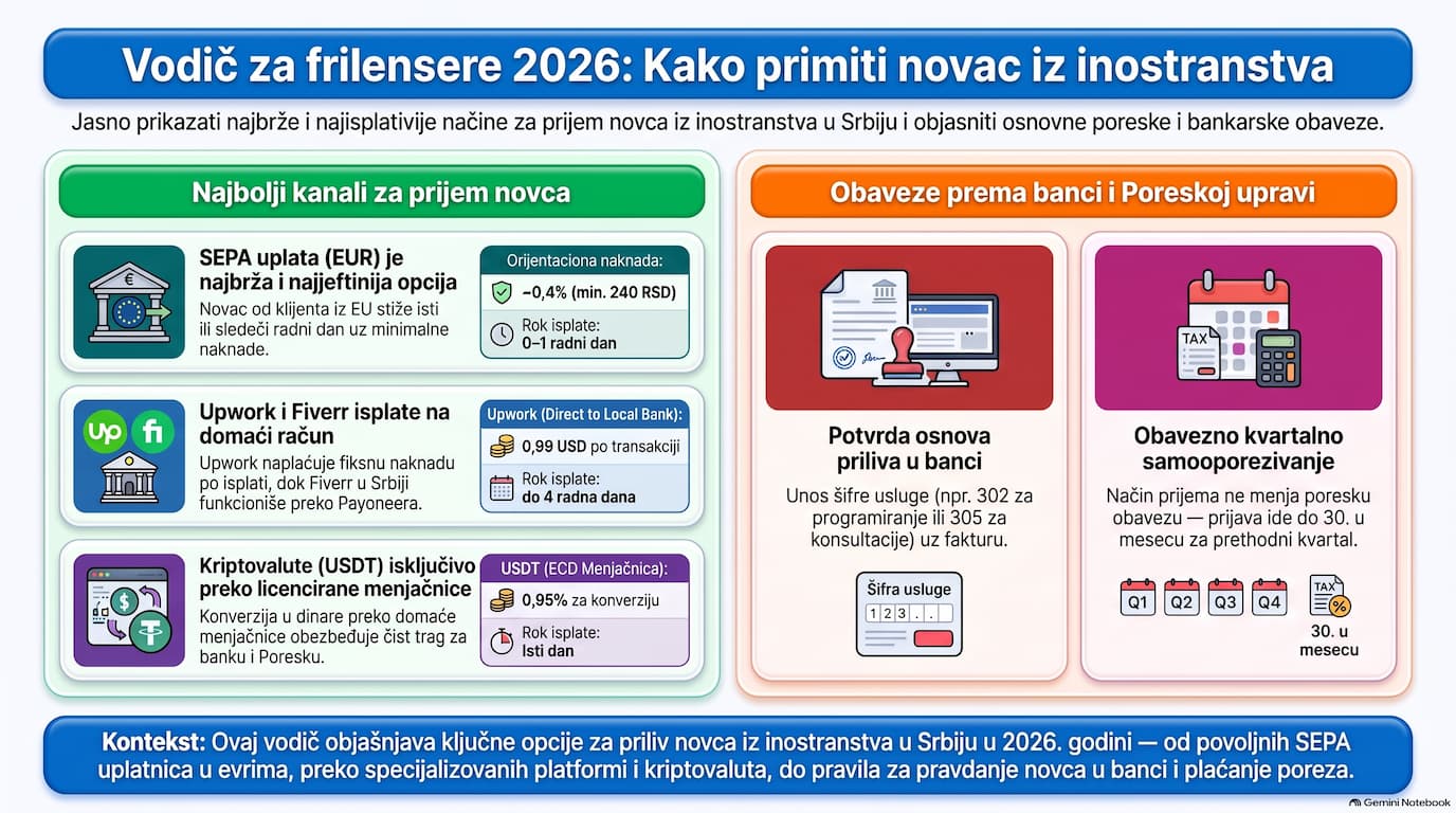 sve načine koji realno funkcionišu za rezidente Srbije